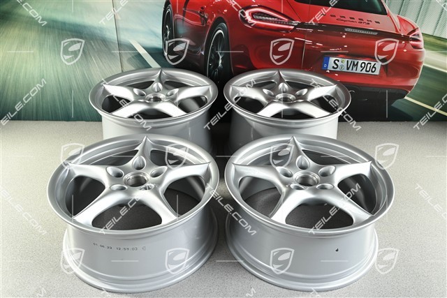 18" Felgensatz Carrera, 8J x 18 ET50 + 10J x 18 ET65