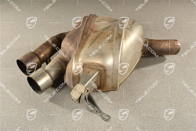 3,6L, Rear muffler without tail pipe, L