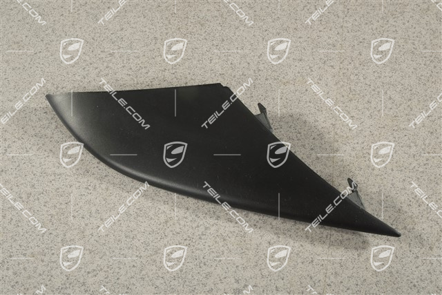 Front bumper disc / trim, Lower, Black, R