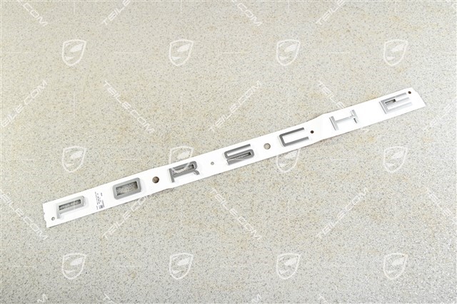"PORSCHE" logo / Emblem, Silver