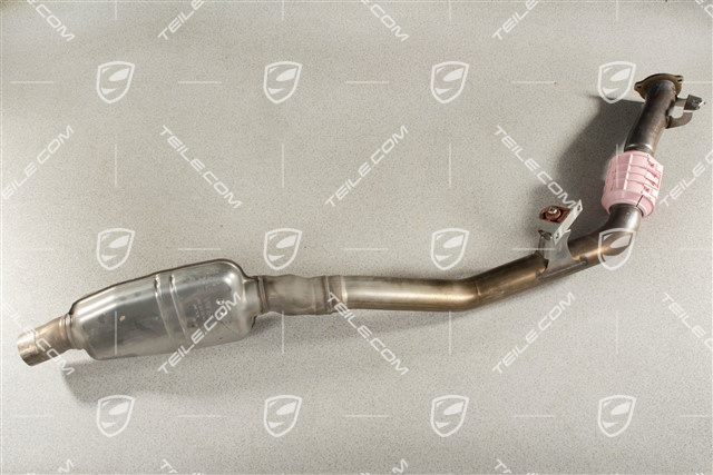 Exhaust pipe with front silencer, V6 Turbo 3,0L, L