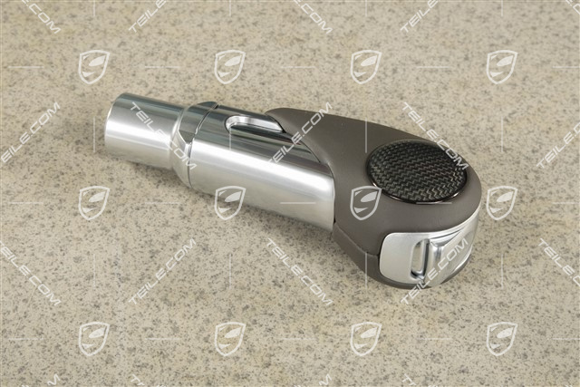 Wählhebel / Schaltknopf, Carbon, PDK, Achatgrau