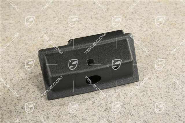 Reversing camera cover trim, Black matte