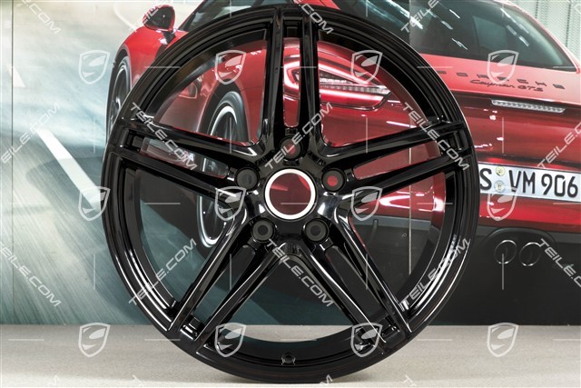 19" Felge Carrera VI, 11J x 19 ET56, black high gloss