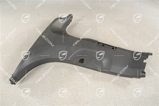 Verkleidung, B-Säule, unten, Schwarz, L