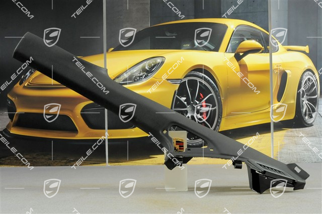 C-Säule Verkleidung, schwarz, Kunstleder, R C-Säule Verkleidung, schwarz, Kunstleder, R