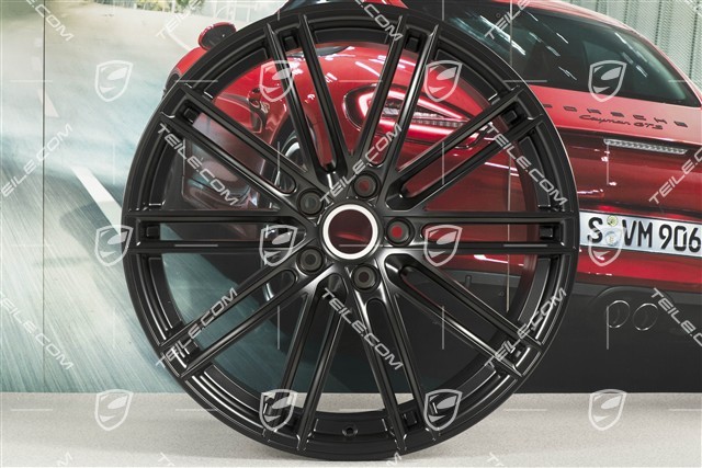 22" Felga Turbo IV, 10J x 22 ET48, czarny satynowy półmat