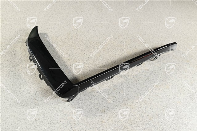 Disc / cover, retaining frame, Upper, Black, Sport Design, L