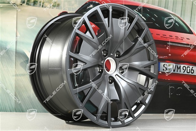 20" Felge Taycan Turbo S Aero Design, 11J x 20 ET60, Anthracitgrau