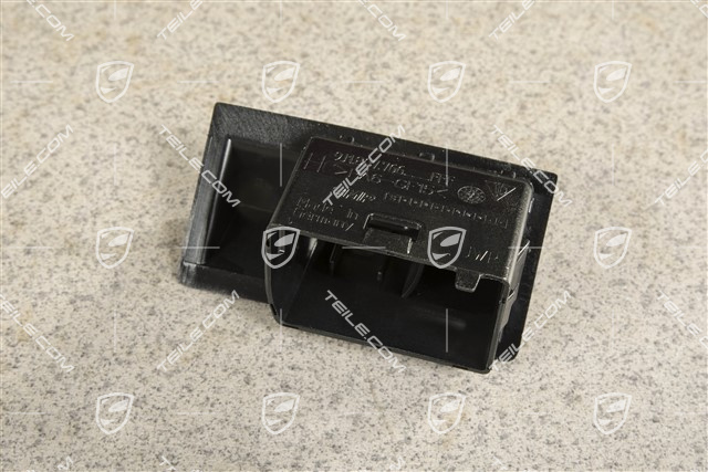 Reversing camera cover trim, Black matte