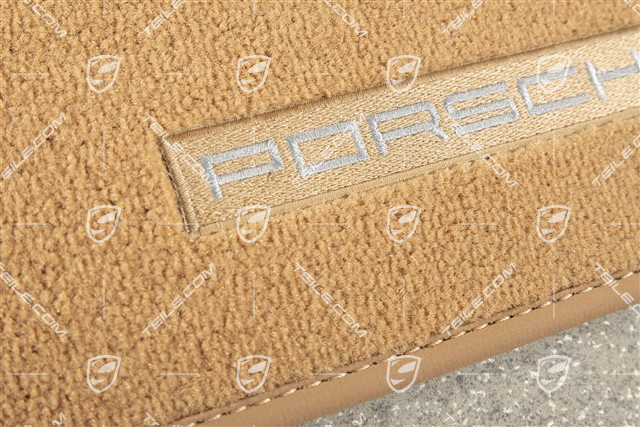 Fussmatte Velours Satz, Cognac