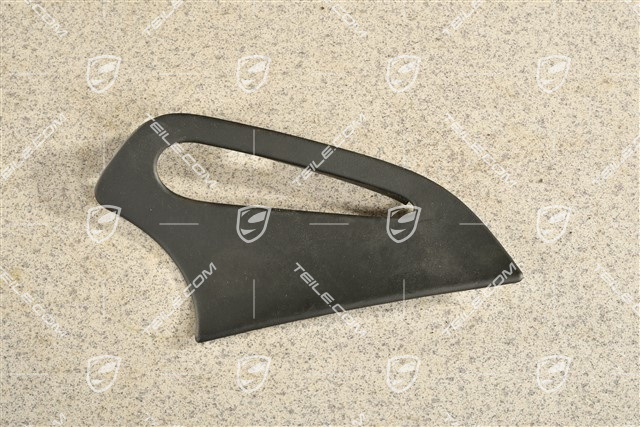 Blenda na pas bezpieczeństwa, tylna, lakierowana na czarno, Coupe, R