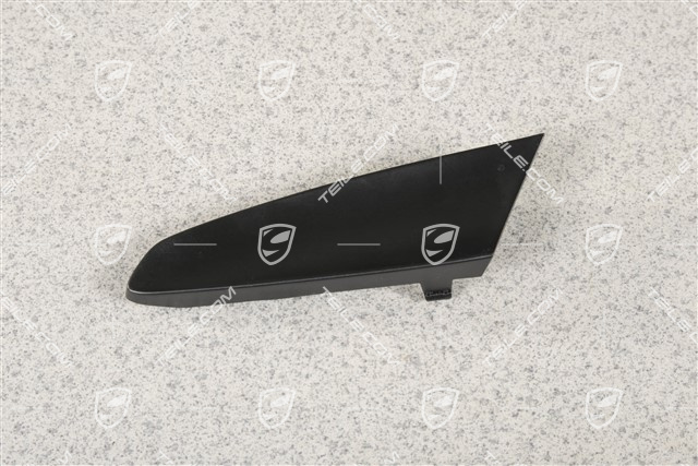 Abdeckblende, Innenbetaetigung / Innenbetätigung, Türverkleidung, hinten, Schwarz, L