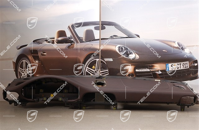 Dashboard, upper part, leather, cocoa, Sport Chrono Package