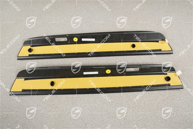 Blenden/Einstiegleisten, unbeleuchtet, Edelstahl, Carrera 4S, Satz, L+R