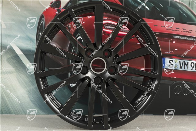 20" Felga Panamera Design, 11,5J x 20 ET68, czarny satynowy półmat
