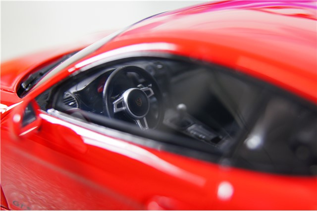 GT SPIRIT Porsche Cayman GTS (981C), red, scale 1:18