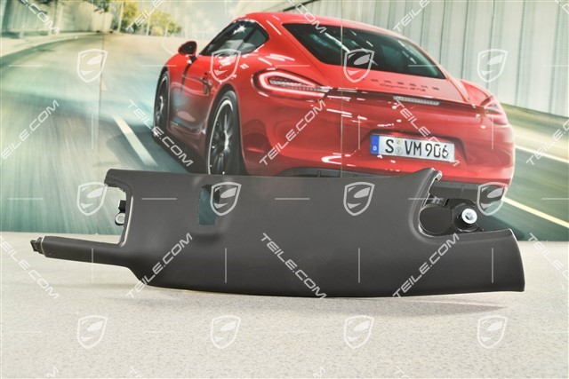 Cabrio, Verkleidung Windschutzscheibenrahmen, Leder, Schwarz, L