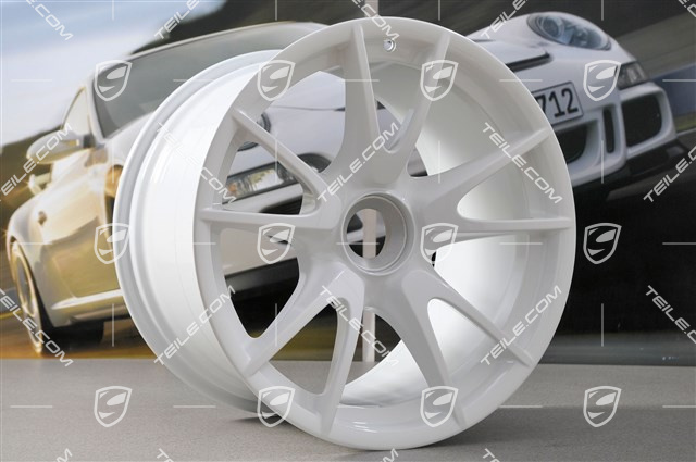 19" Komplet felg GT3 II RS 4.0 / GT2 RS, białe, przód  9J x 19 ET47+ tył 12J x 19 ET48