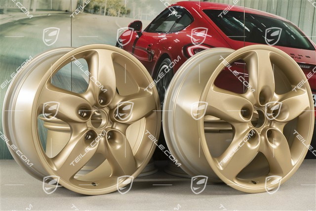 18" Felgensatz Cayenne Turbo, Aurum Seidenmatt