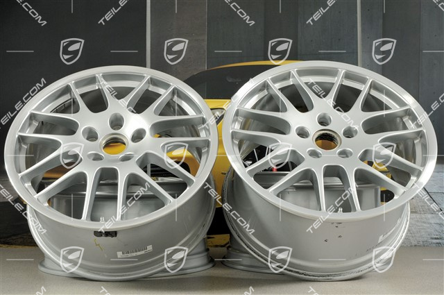 20" Felgensatz RS Spyder, 9,5J x 20 ET65 + 10,5J x 20 ET65, silber, für Winterreifen geeignet