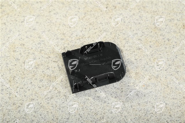 Zaślepka podłokietnika, przednie drzwi, czarna