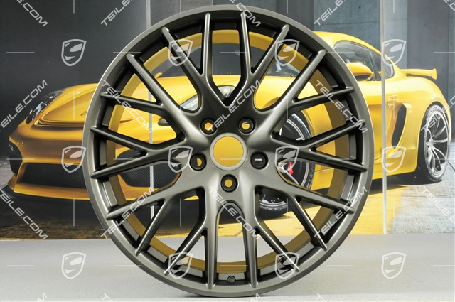 21" Felge Panamera Sport Design, 11,5J x 21 ET69, in Platinum Seidenmatt