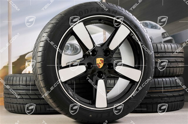 19" Cayman S "Sport Classic Look" Sommerräder Satz, 8,J x 19 ET57 + 9,5J x 19 ET45, Reifen 235/40 ZR19 + 265/40 ZR19, ohne RDK