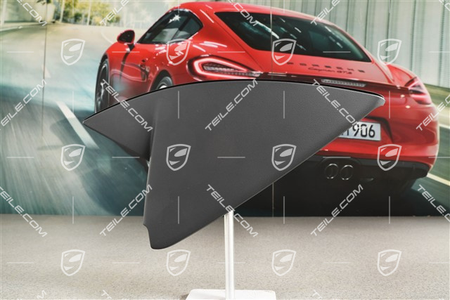 Dashboard trim cover, lateral, Black, R