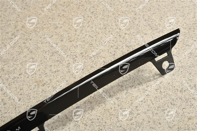 Lamelka / blenda kratki środkowej zderzaka, środkowa, czarna