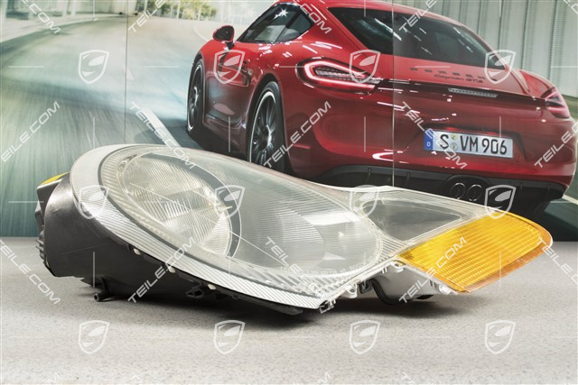 Headlight, yellow, USA, R