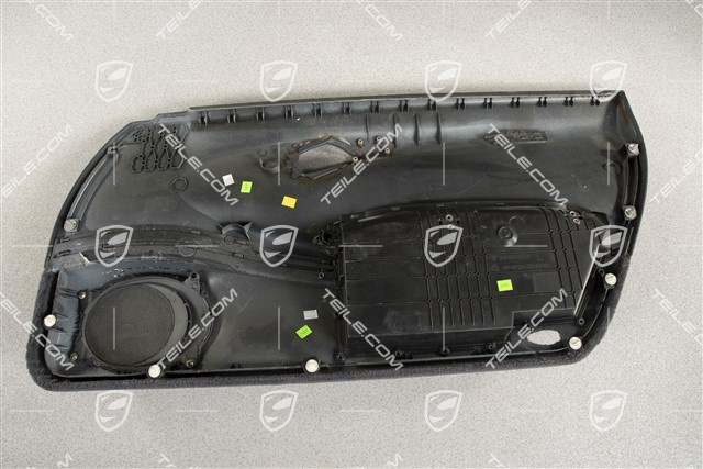 Tapicerka drzwi, Przód, skóropodobna, czarna, R