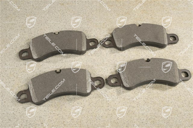 Klocki hamulcowe przednie, Czarne zaciski, L+R