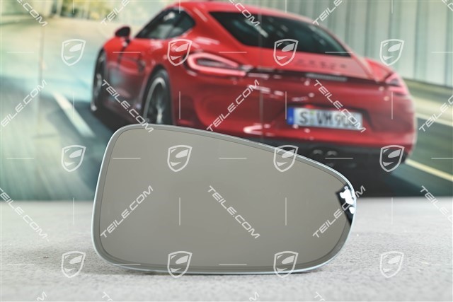 Türspiegel - Spiegelglas, konvex, Abblendbar, R