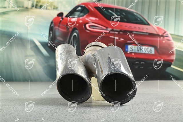 Końcówka ozdobna układu wydechowego, Carrera, Chrom, R