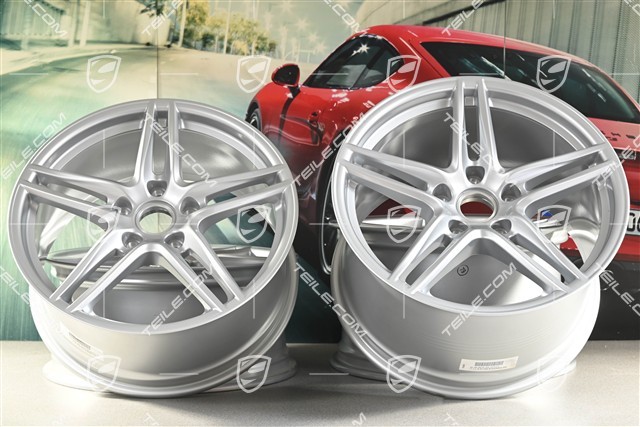 19" Carrera VI Felgensatz, 8,5J x 19 ET50 + 11J x 19 ET77, für Winterbetrieb