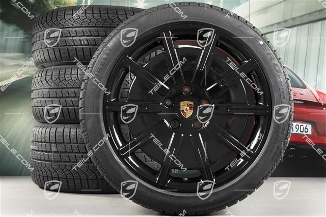 20" Sport Aero Winterräder Satz, Felgen 9J x 20 ET54 + 11J x 20 ET60, Pirelli Winterreifen 245/45 R20 + 285/40 R20