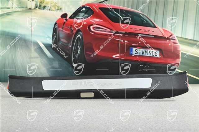 Einstiegleiste, Schwarz/Aluminium-gebürstet, ''911 targa '', R