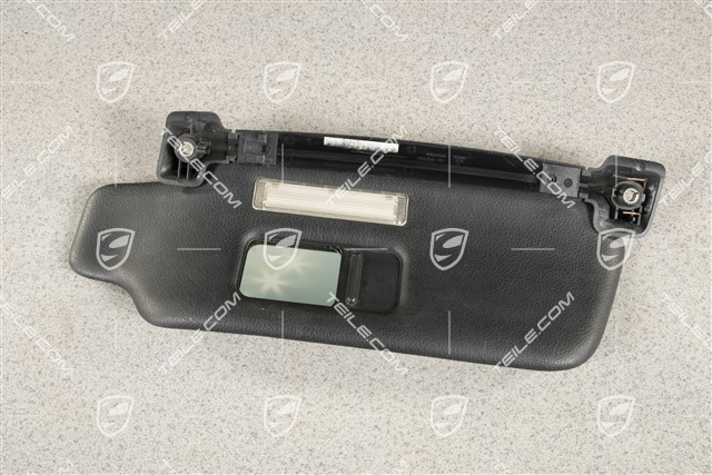 Sonnenblende, Targa, Kunstleder, schwarz, L