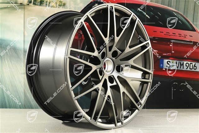 21-inch wheel rim set RS Spyder Design, 11J x 21 ET49 + 9,5J x 21 ET46, Turbonite