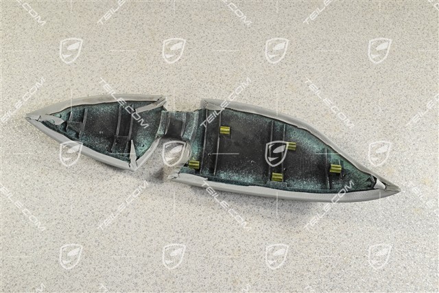 Abdeckblende, Armlehne Türverkleidung hinten, Stahlgrau, R