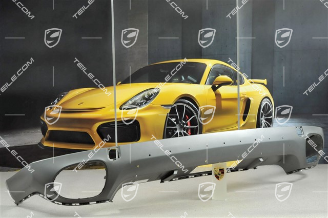 Spoiler, część górna, 3.0L 176KW / 3.6L 206KW / 4.8L 280KW, standardowe końcówki rur