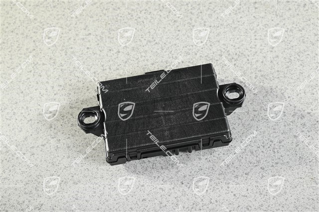 Cover trim, Front bumper center, Black matte