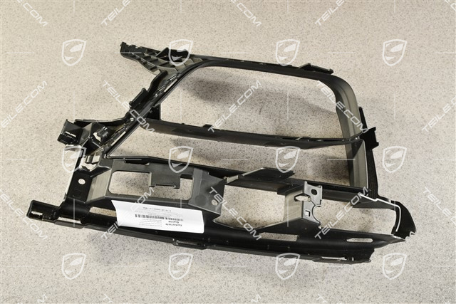 Boczna kratka wentylacyjna zderzaka przedniego, Czarna, L