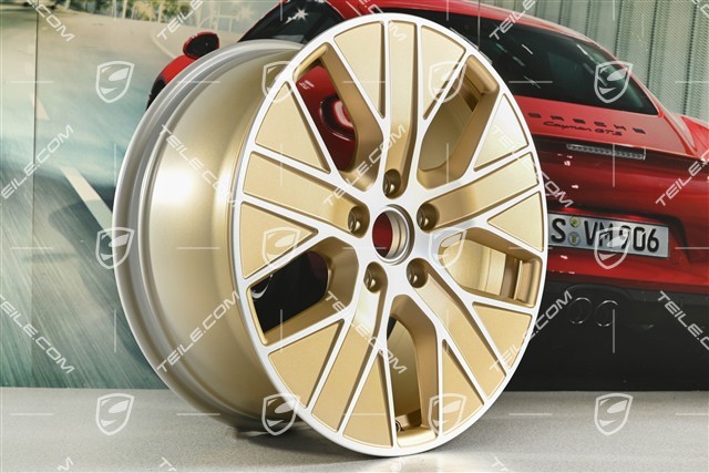 20-inch wheel rim Taycan Turbo Aero, 9J x 20 ET54, Aurum