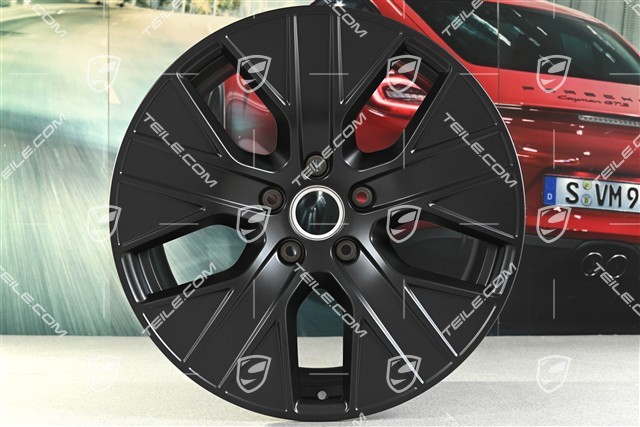 20" Felgensatz Turbo Aero, 9J x 20 ET54 + 11J x 20 ET60, in Schwarz Seidenmatt