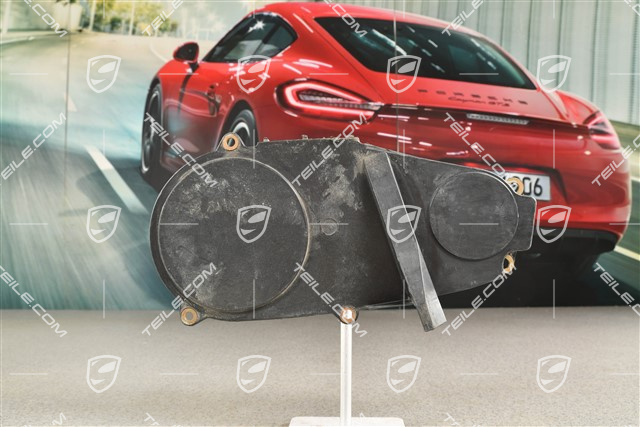 Cover for power steering pump drive belt