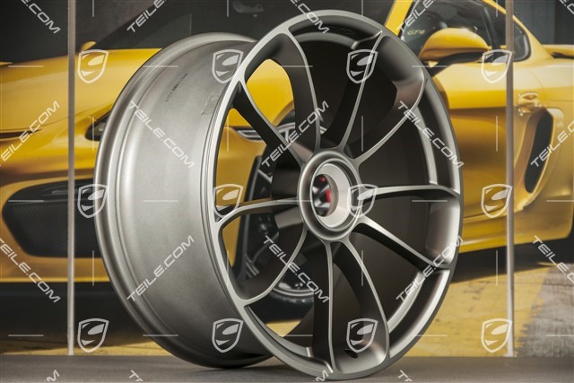 20" felga GT3RS, z napisem GT3RS, 9,5J x 20 ET50, platynowy satyna