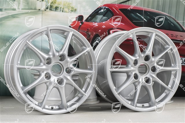 17" Felgensatz Carrera II Mod. 2002, 7J x 17 ET50 + 9J x 17 ET55