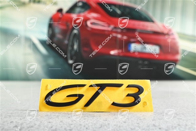 Schriftzug "GT3" Schwarz